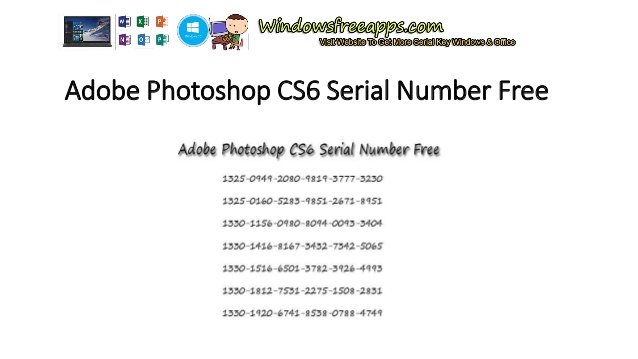 adobe photoshop cs6 serial key 2019